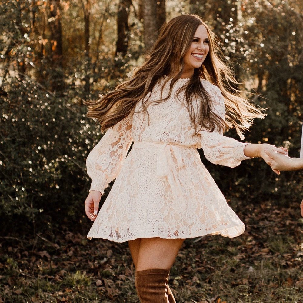 Ivory Lace Dress
